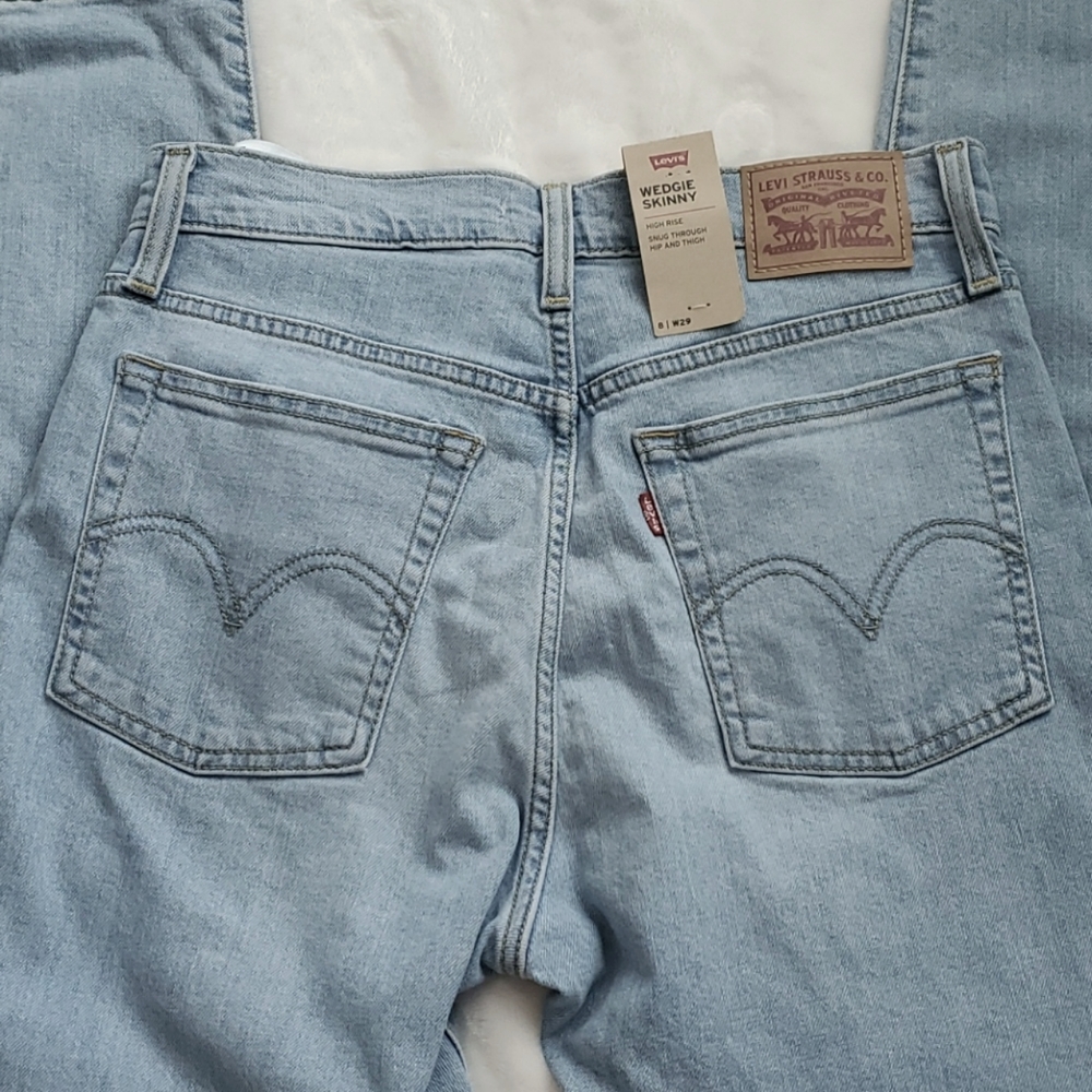 NWT by Levi's Wedgie Skinny High Rise Jeans - Picture 17 of 17